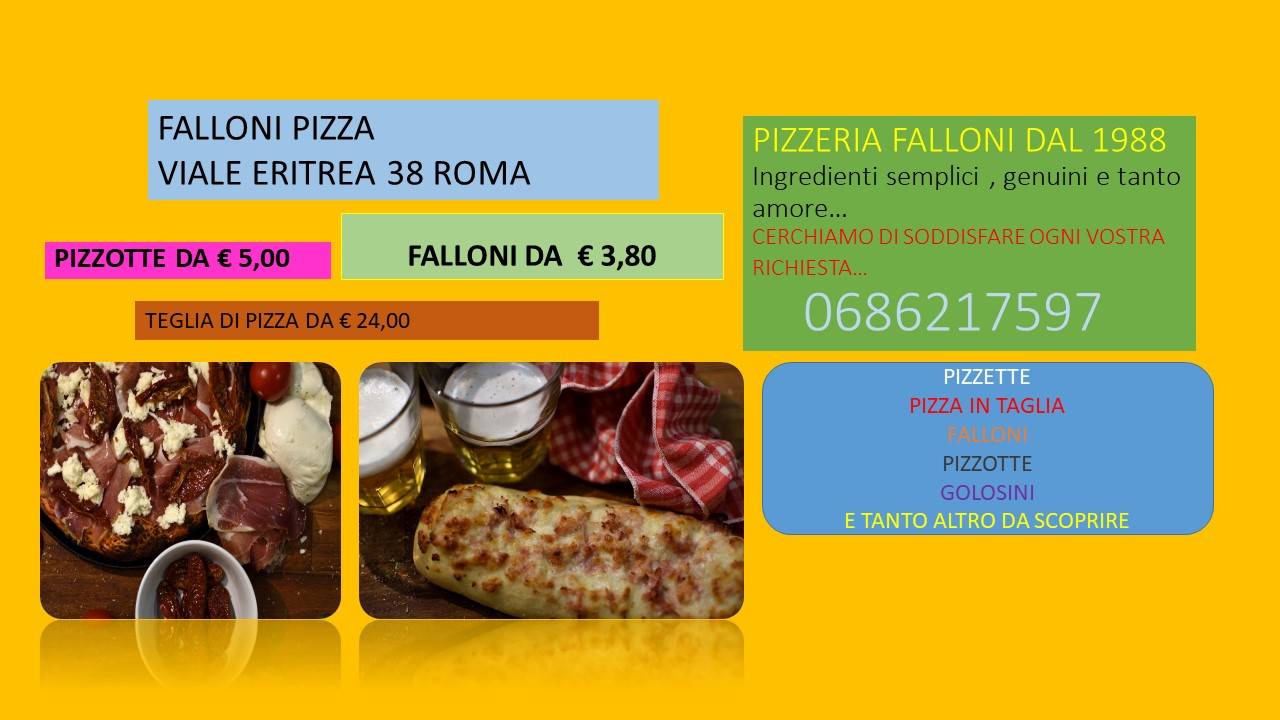 Pizzeria Falloni меню