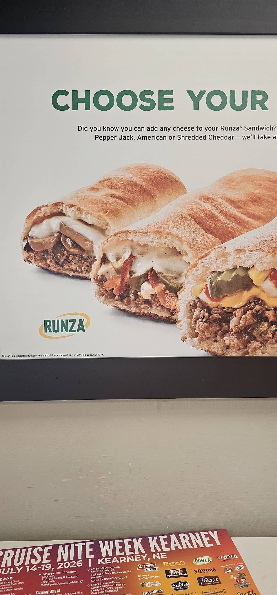 Runza Restaurant меню