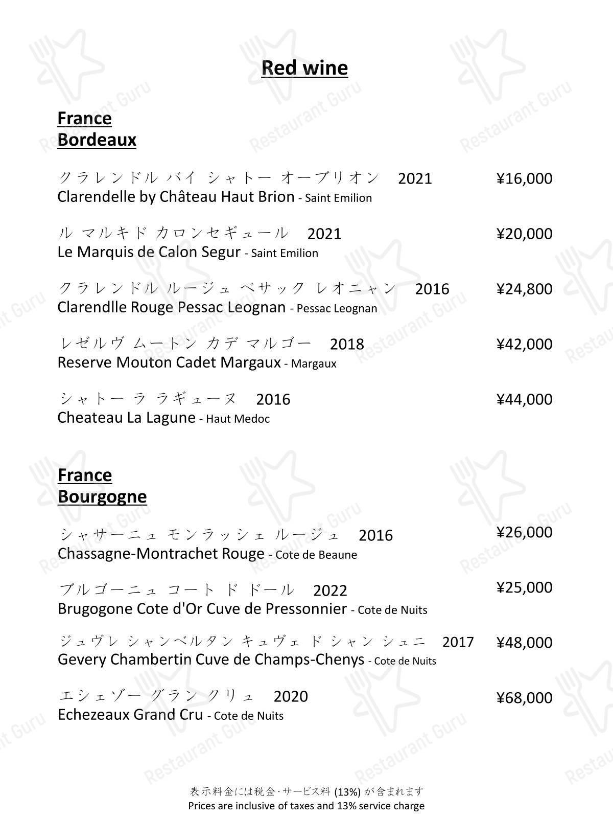 Меню ресторана SAKURA - Takeaway Menu