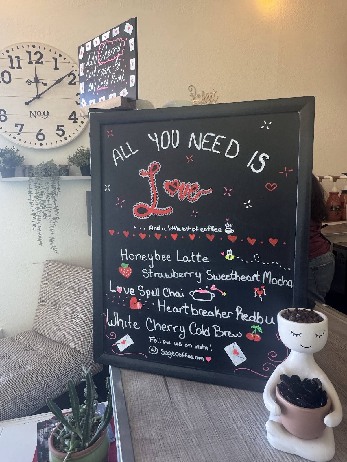 Sage Coffee меню