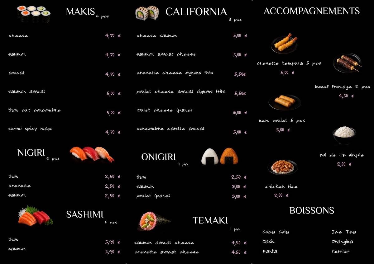 Sakura Sushi / My Crousty меню