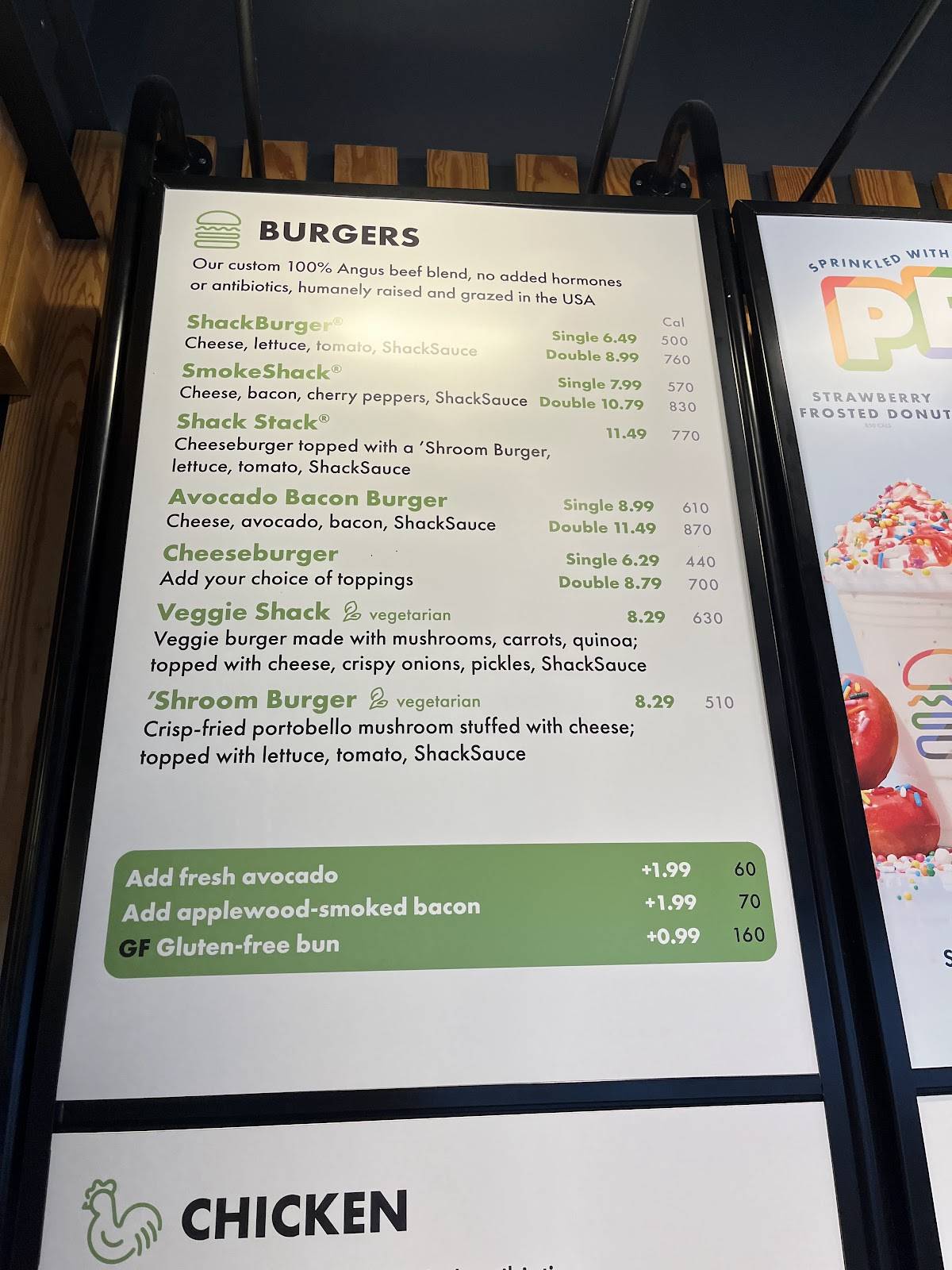 Shake Shack, Easton Town Center меню