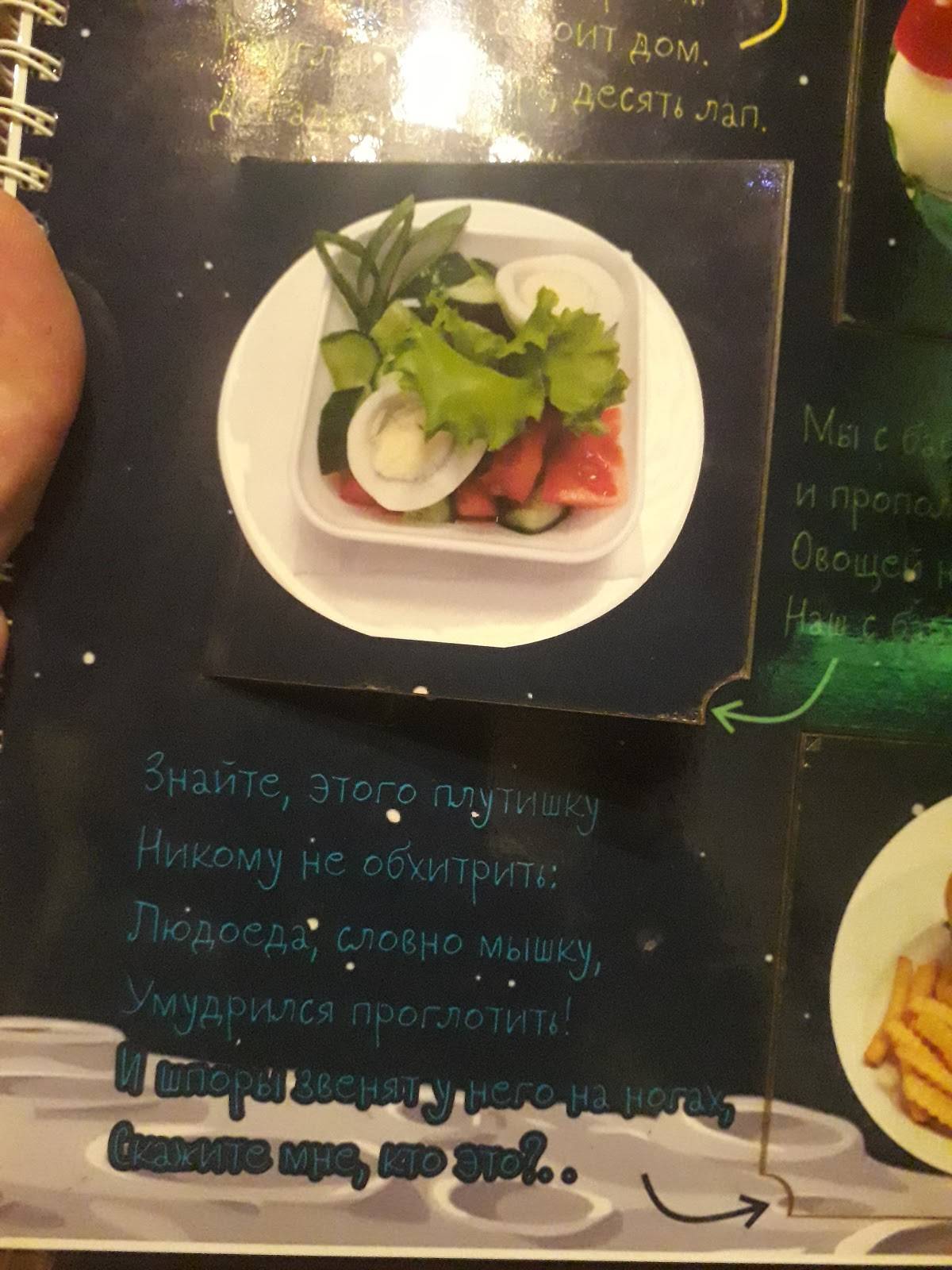 Шоколад меню