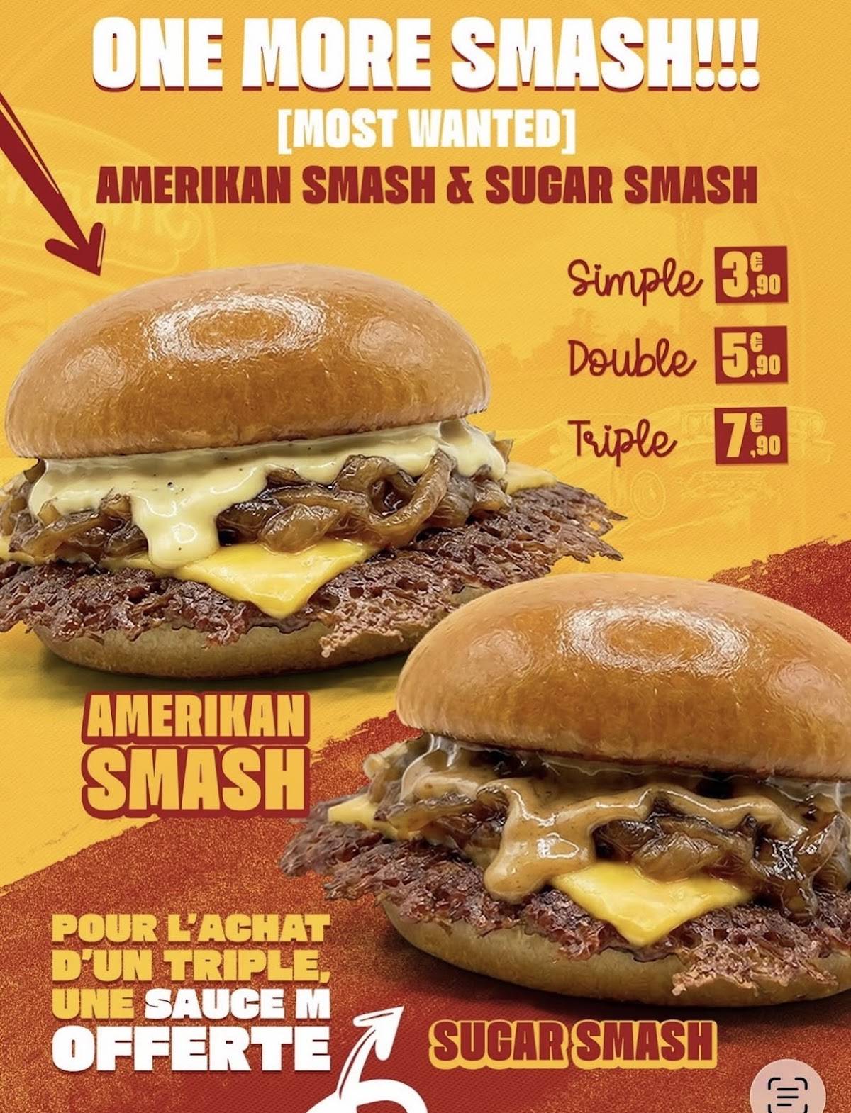 Smash'K меню