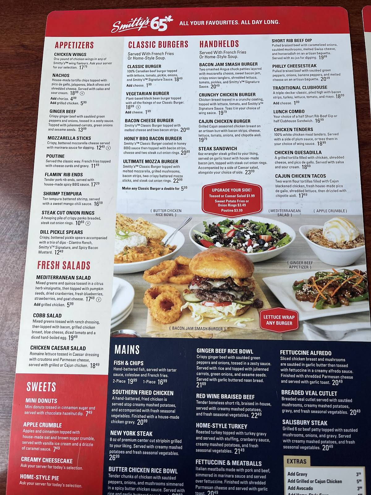 Smitty's Family Restaurant - Edson меню