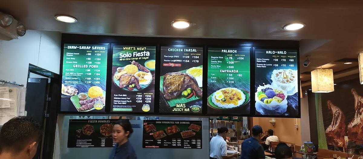Mang Inasal меню