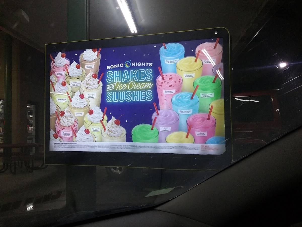 Sonic Drive-In меню