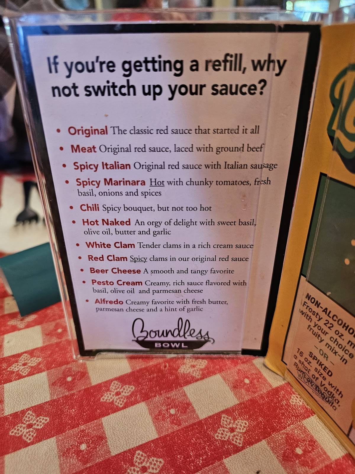 Spaghetti Works меню
