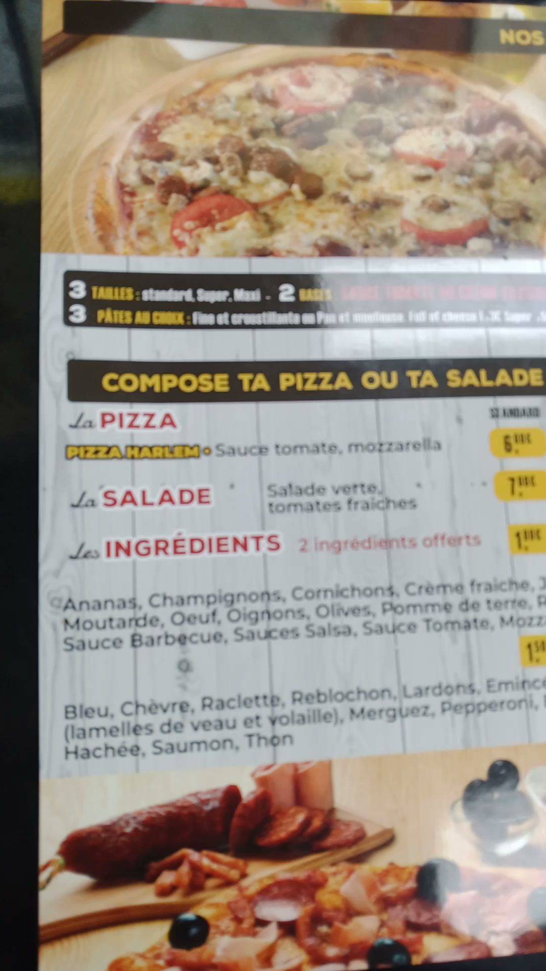 Speed Rabbit Pizza NIMES меню