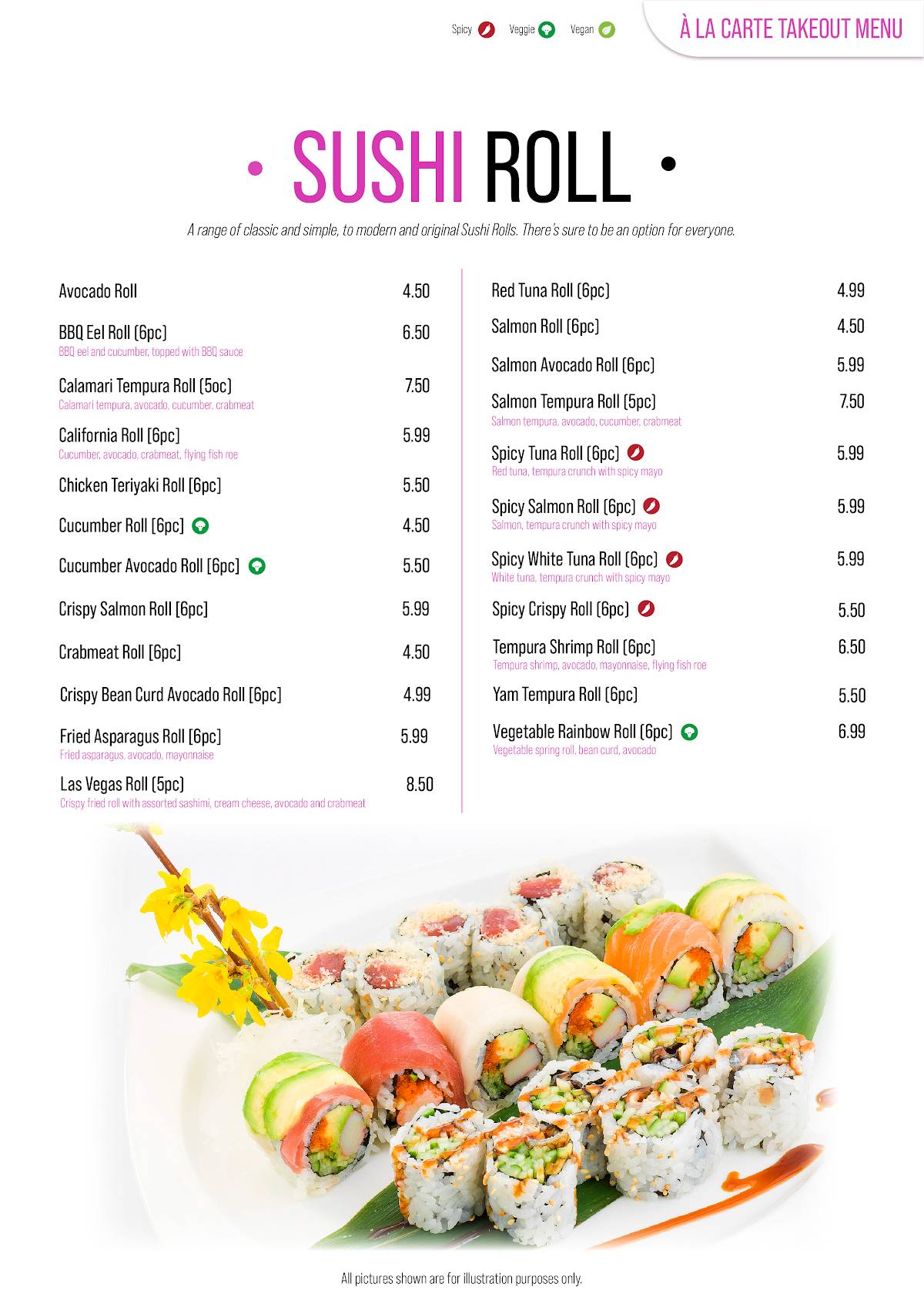 Spring Sushi меню