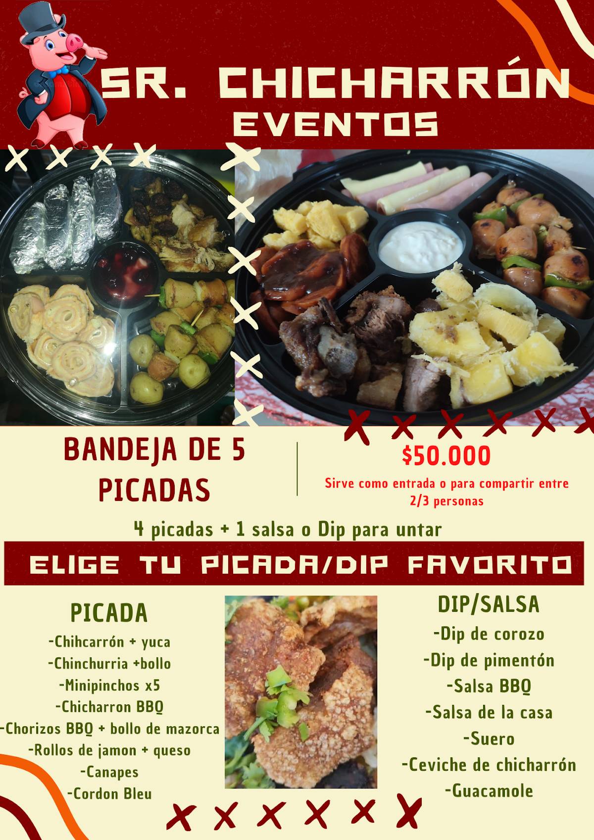 Sr. Chicharrón меню