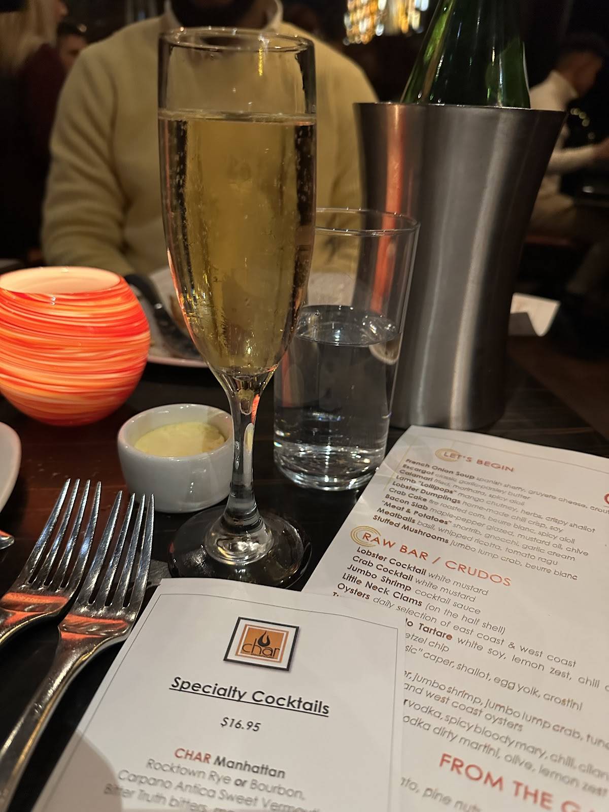 Char Steakhouse меню