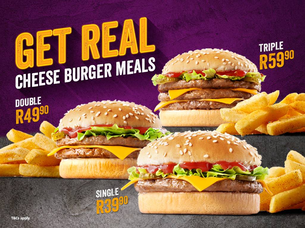 Steers BP Oasis меню