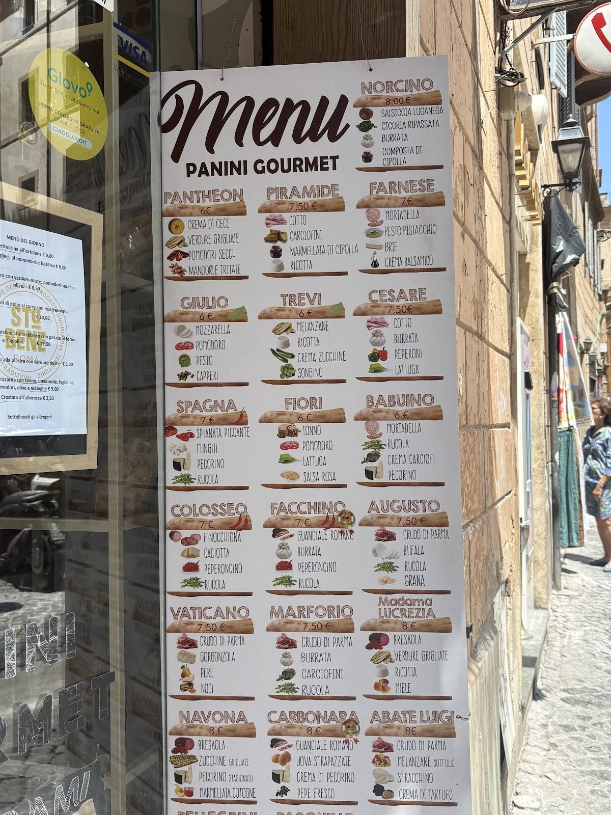 Sto Bene Roma меню