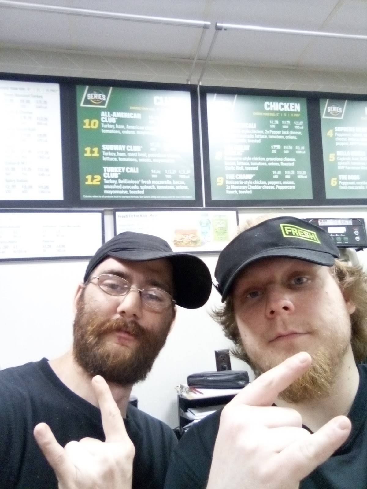 Subway меню
