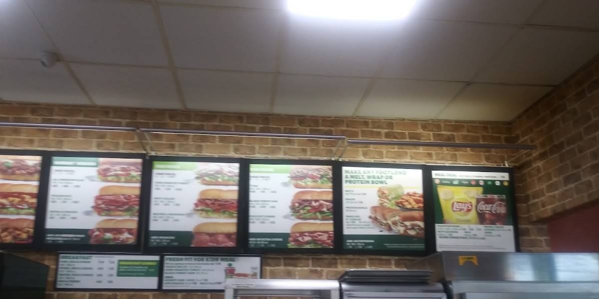 Subway меню
