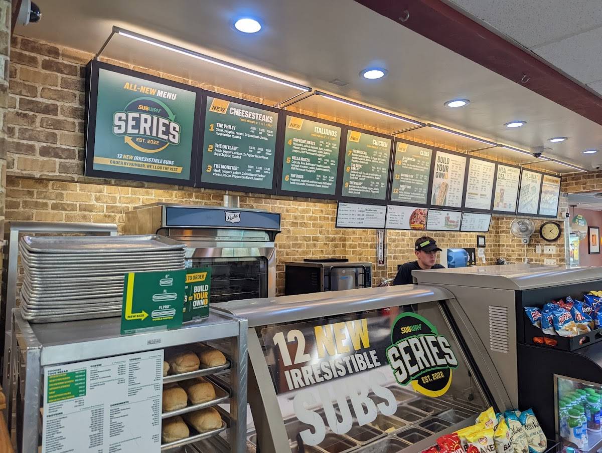 Subway меню