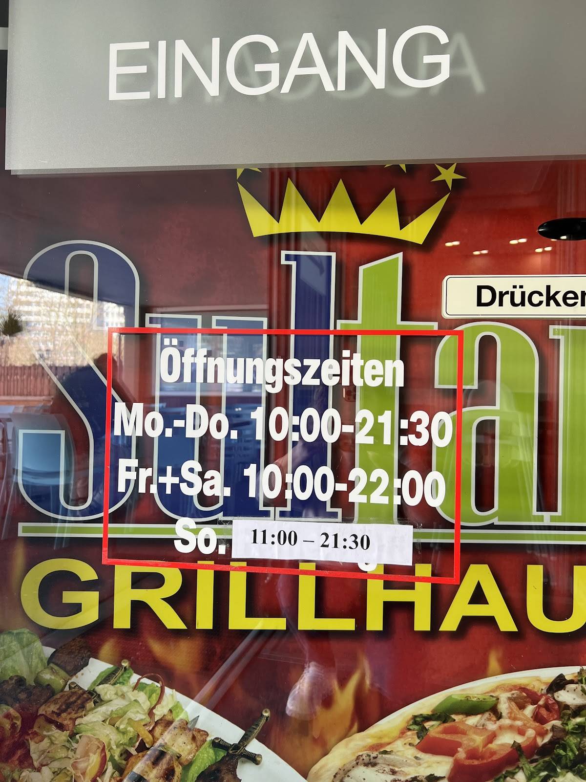 Sultan Grillhaus - Rheinfelden (Baden) меню