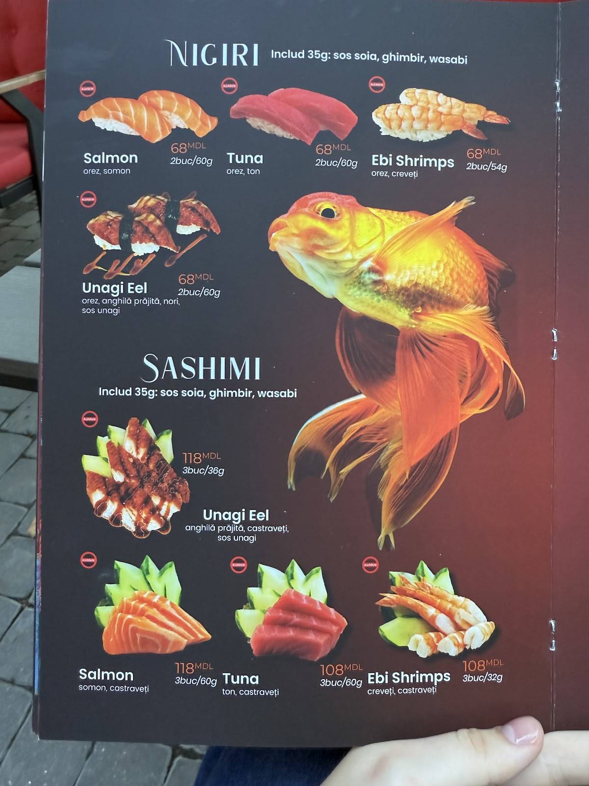 Sumeshi (Rîșcani) меню