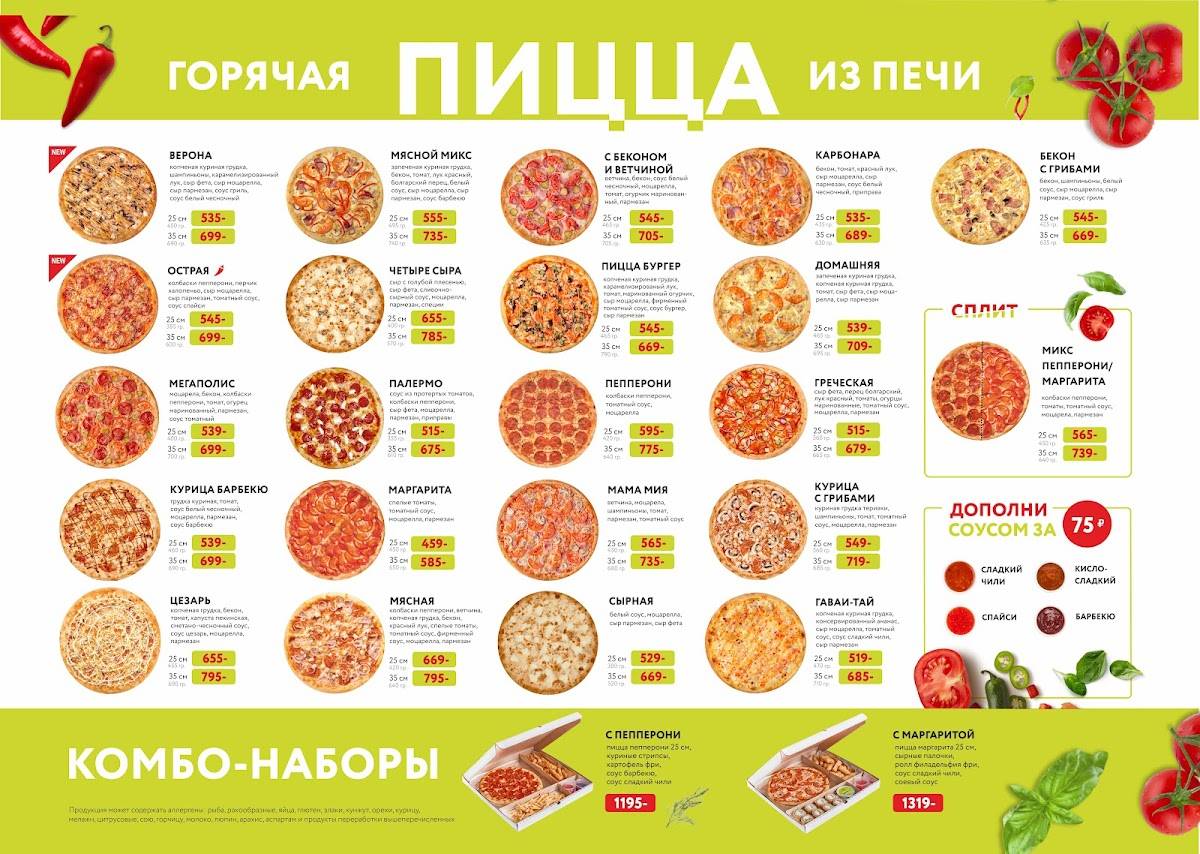 Суши Точка меню