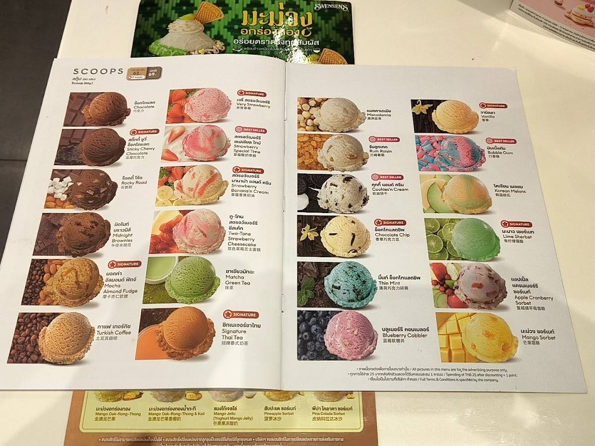 Swensen's Pacific Sriracha меню