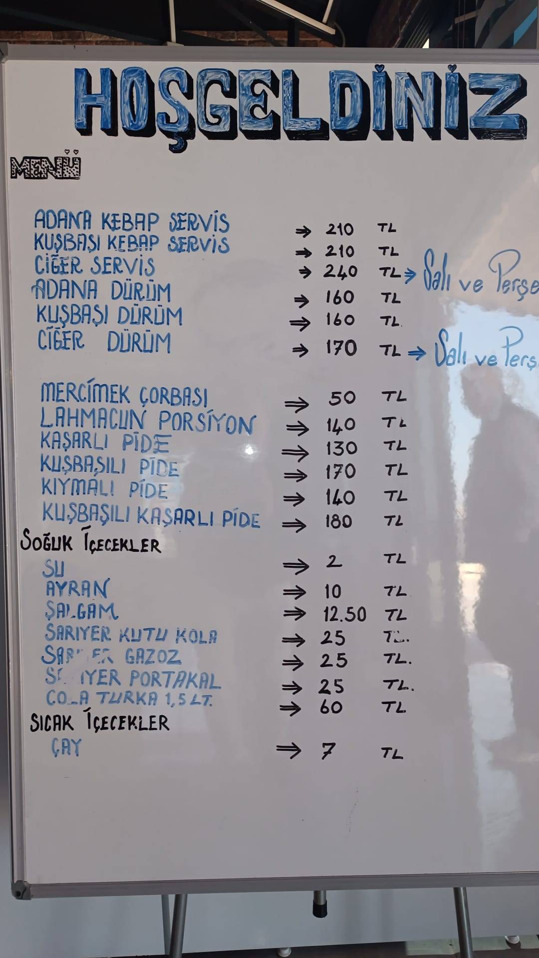 TARSUS CEZAEVİ RESTORANI меню