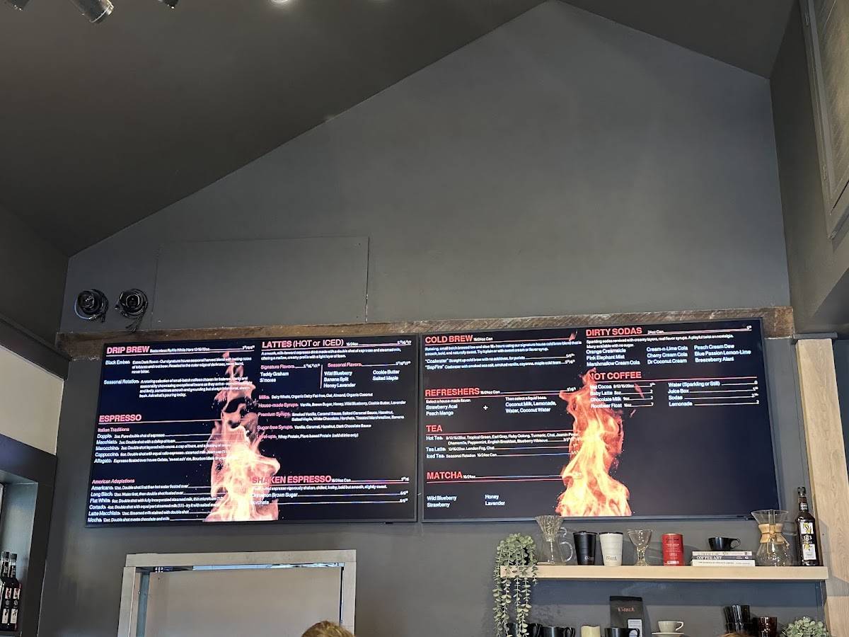 TOASTY EMBER меню