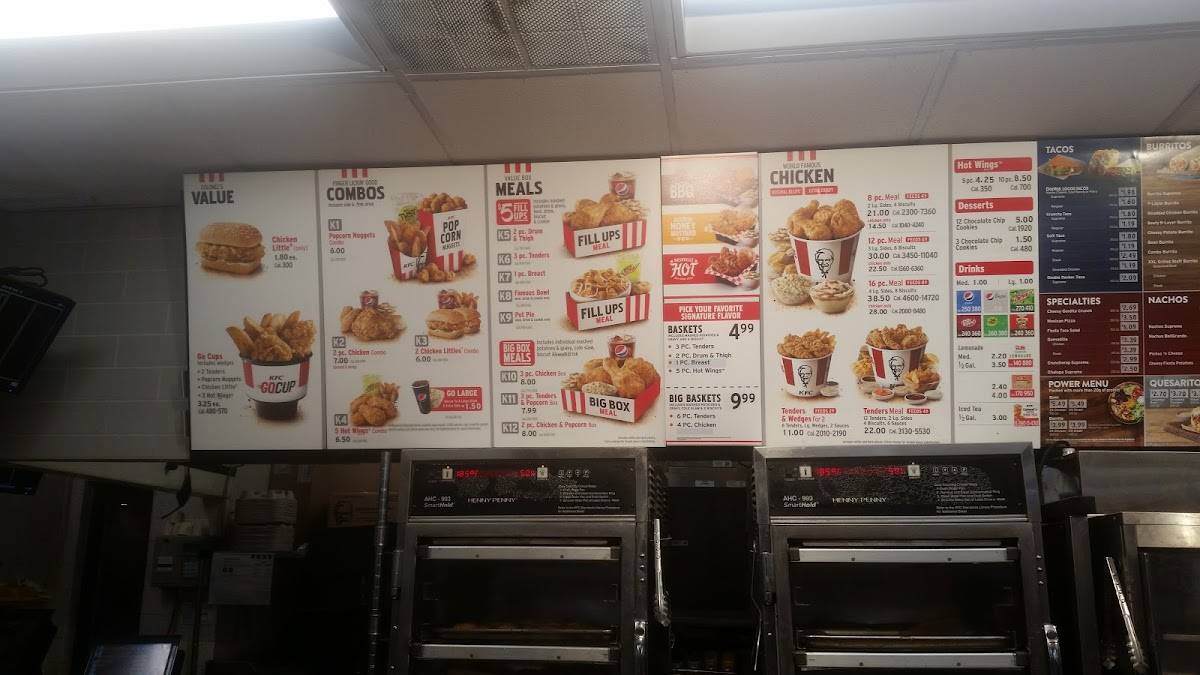 Taco Bell / KFC меню