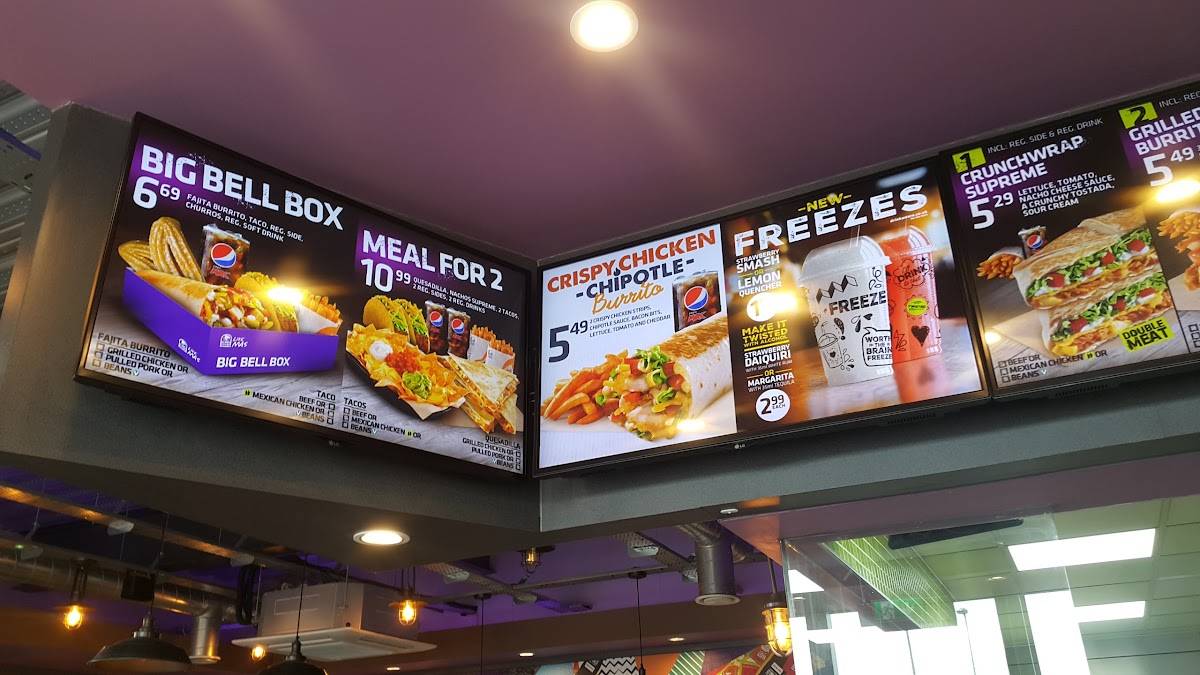 Taco Bell меню