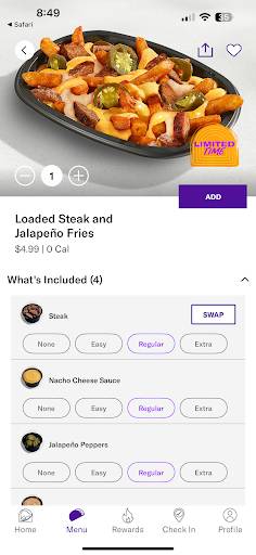 Taco Bell меню