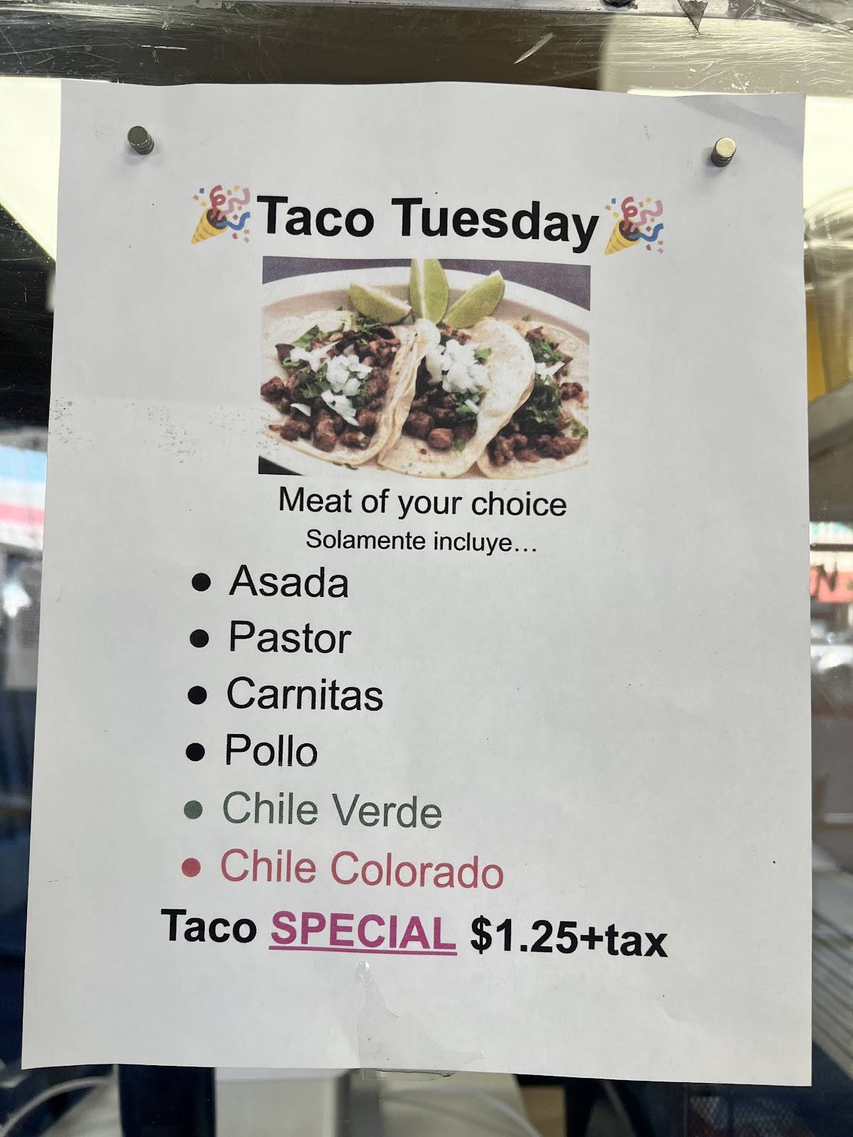 Taco Inn меню