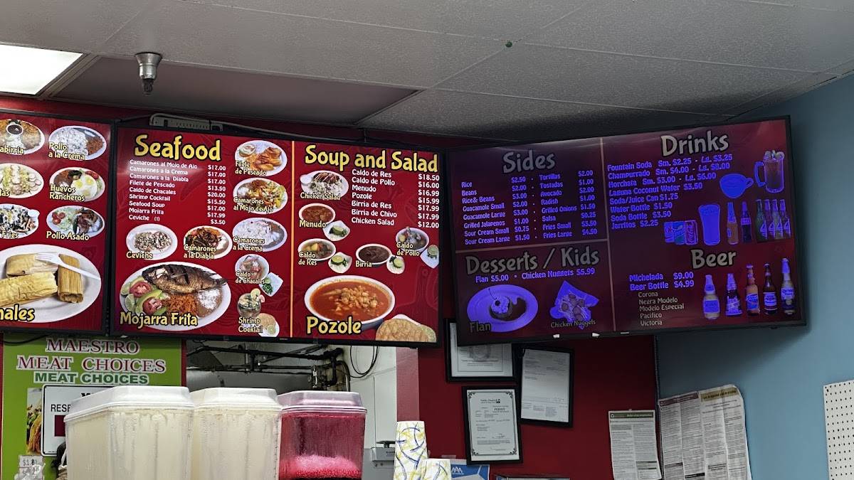 Taqueria El Taco Maestro меню
