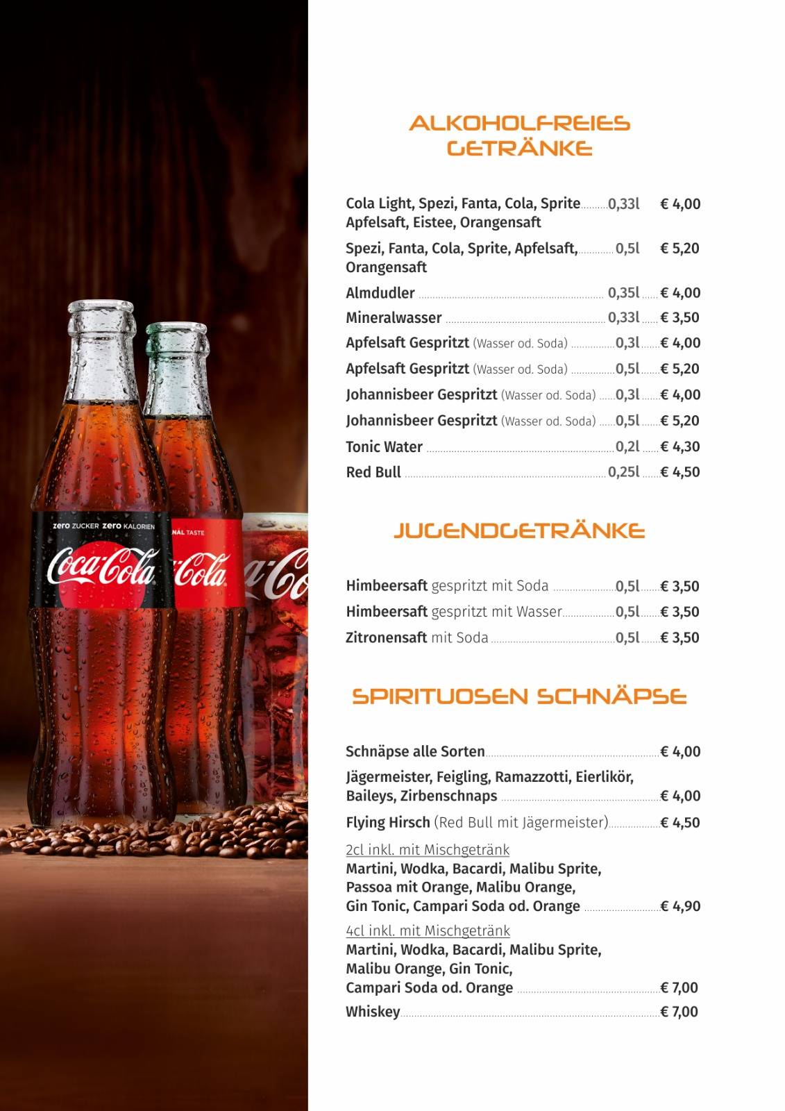 TerrassenCafe Birkenberg меню