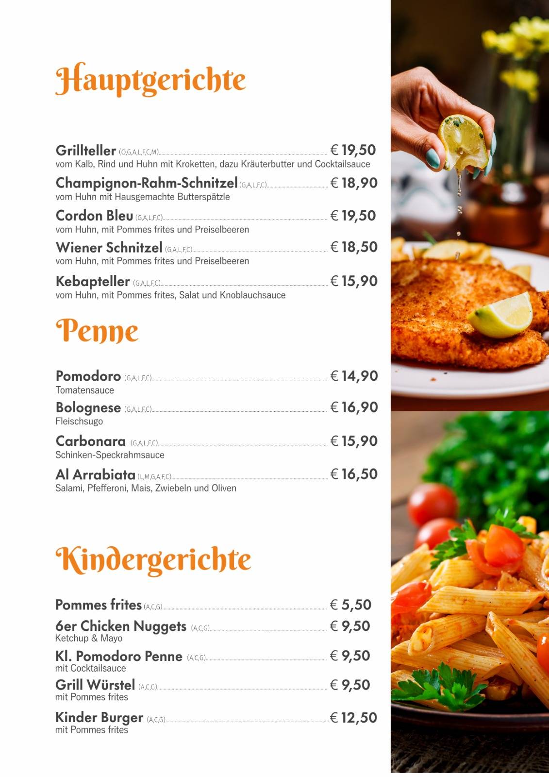 TerrassenCafe Birkenberg меню