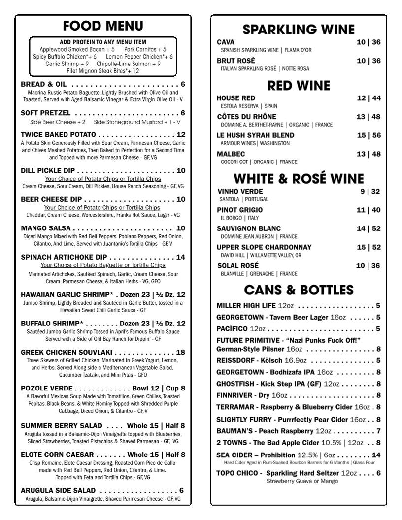 The Locöl Kitchen & Bar меню