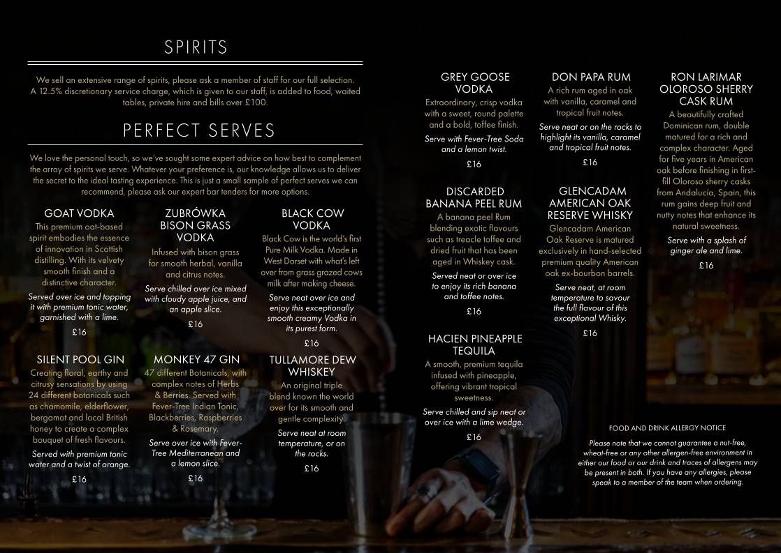 The Lucky Pig Cocktail Bar меню
