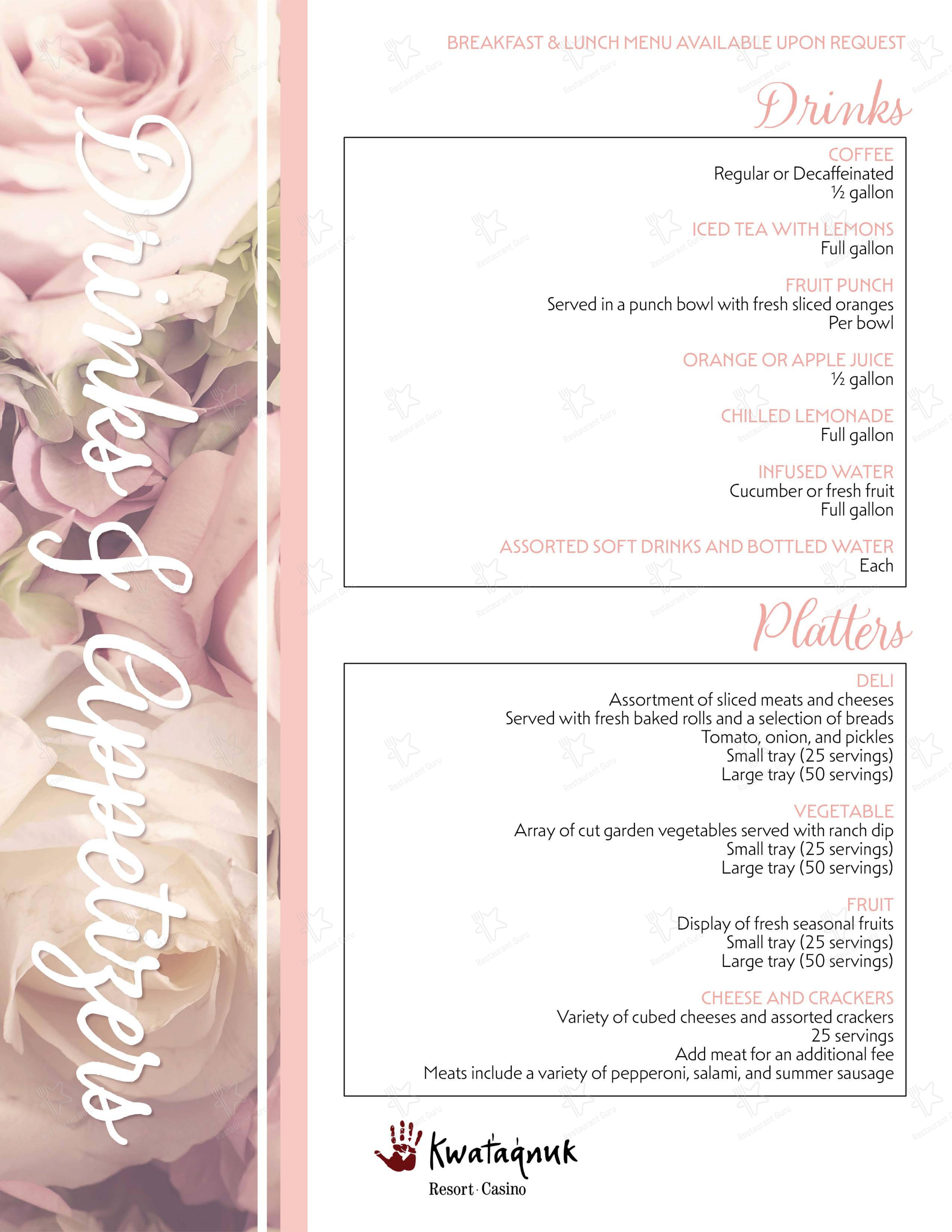 The Nook в Полсоне - Lunch Menu