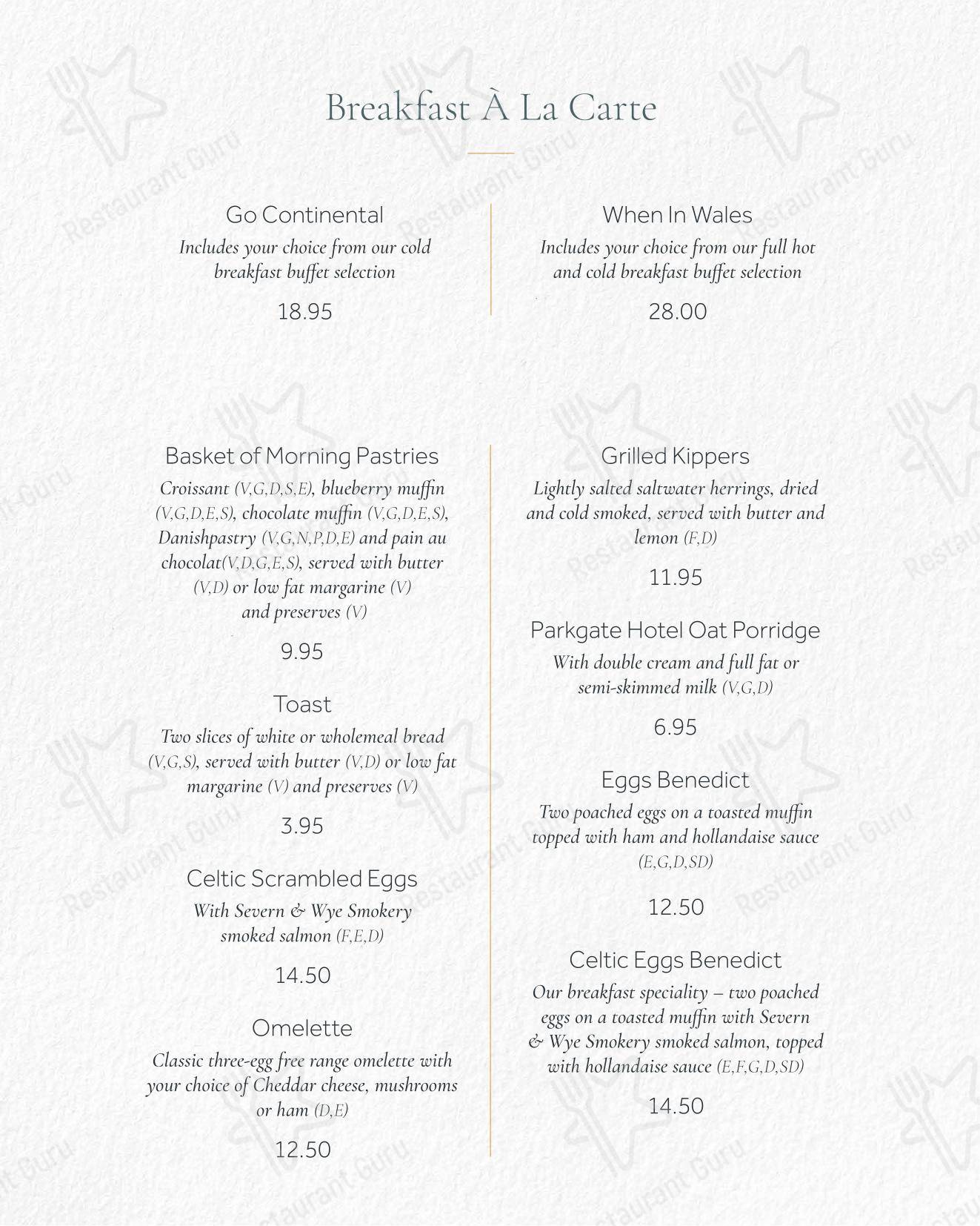 The Sorting Room Restaurant в Кардифф - Boronia Catering Menu Pack