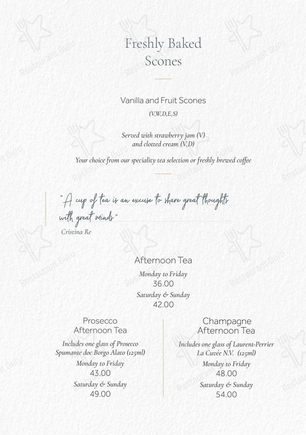 The Sorting Room Restaurant в Кардифф - Меню