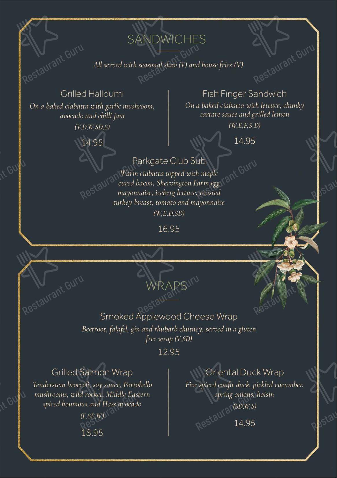 The Sorting Room Restaurant в Кардифф - Dessert Menu