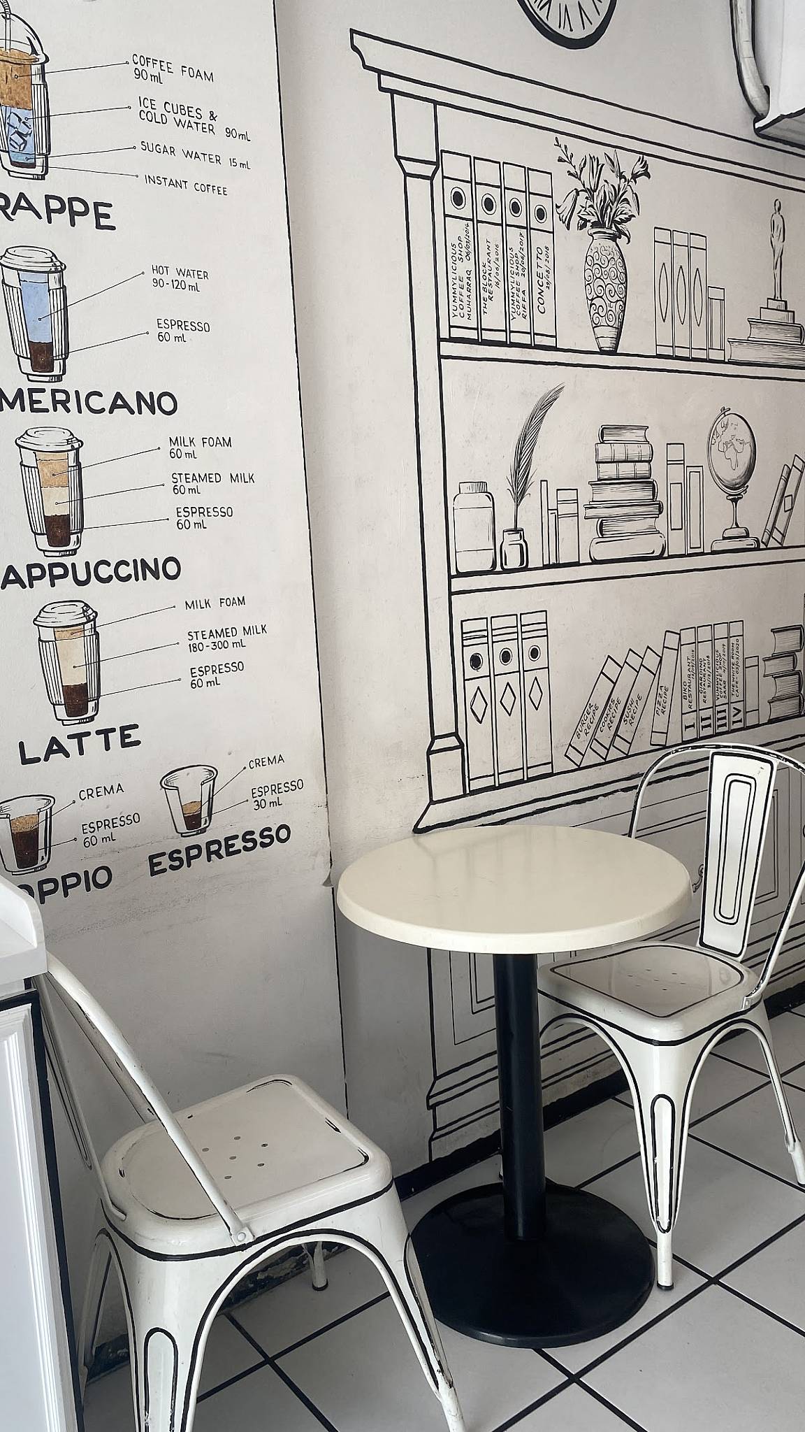 The White Room Cafe меню