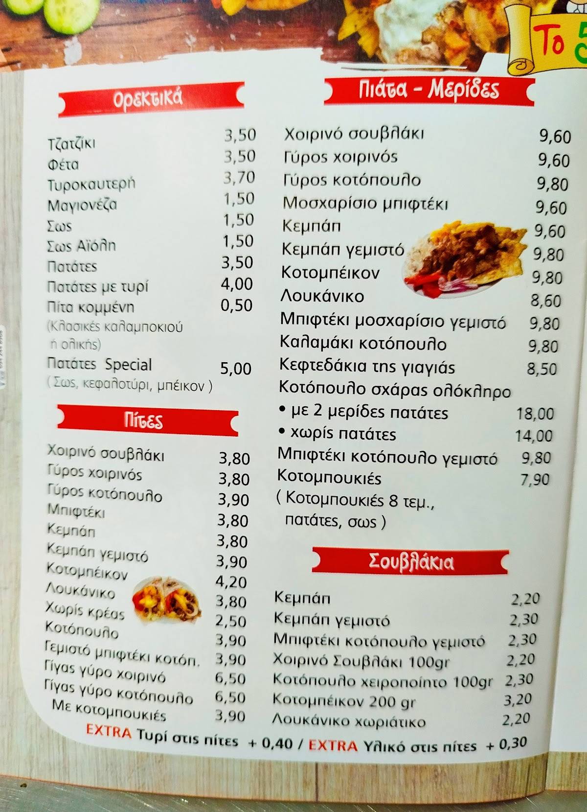Το Νόστιμο меню
