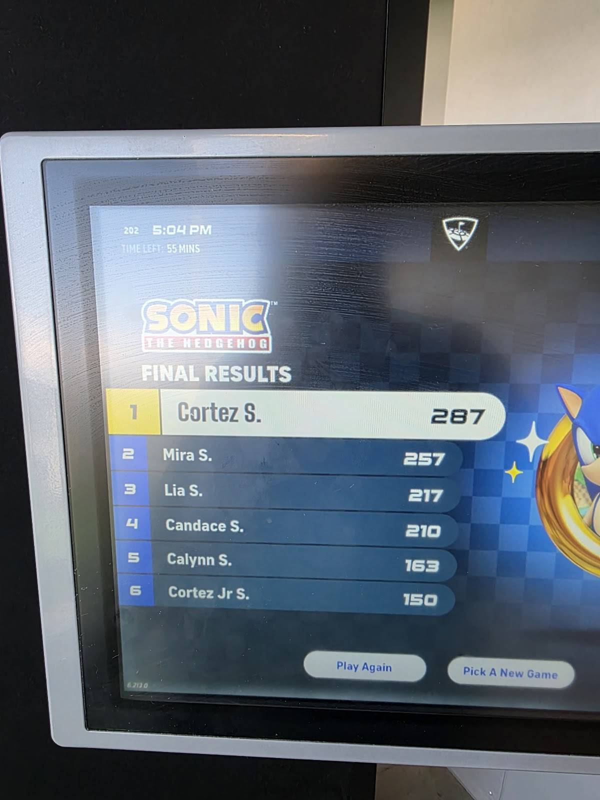 Topgolf Baltimore меню
