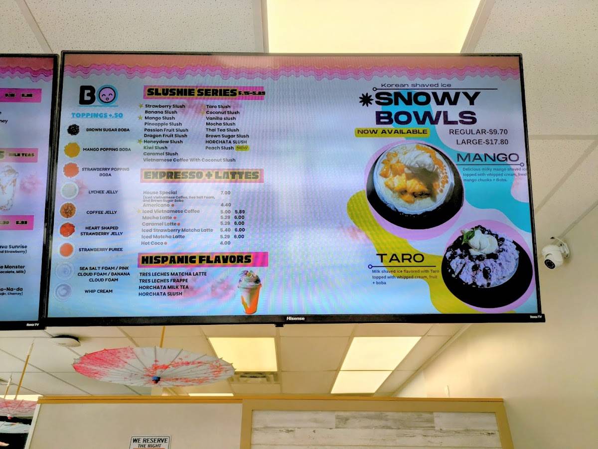 Boba Go меню
