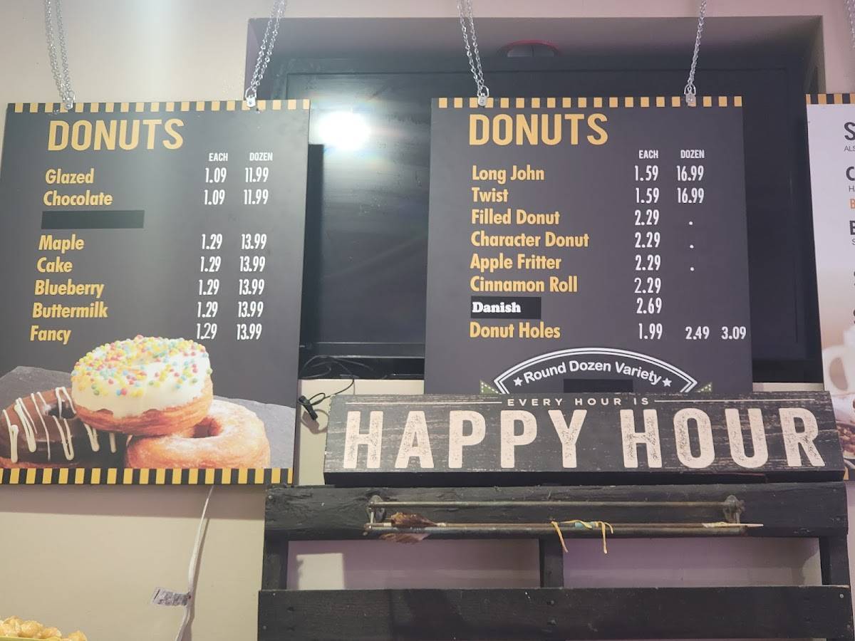 Tuttle Donuts меню