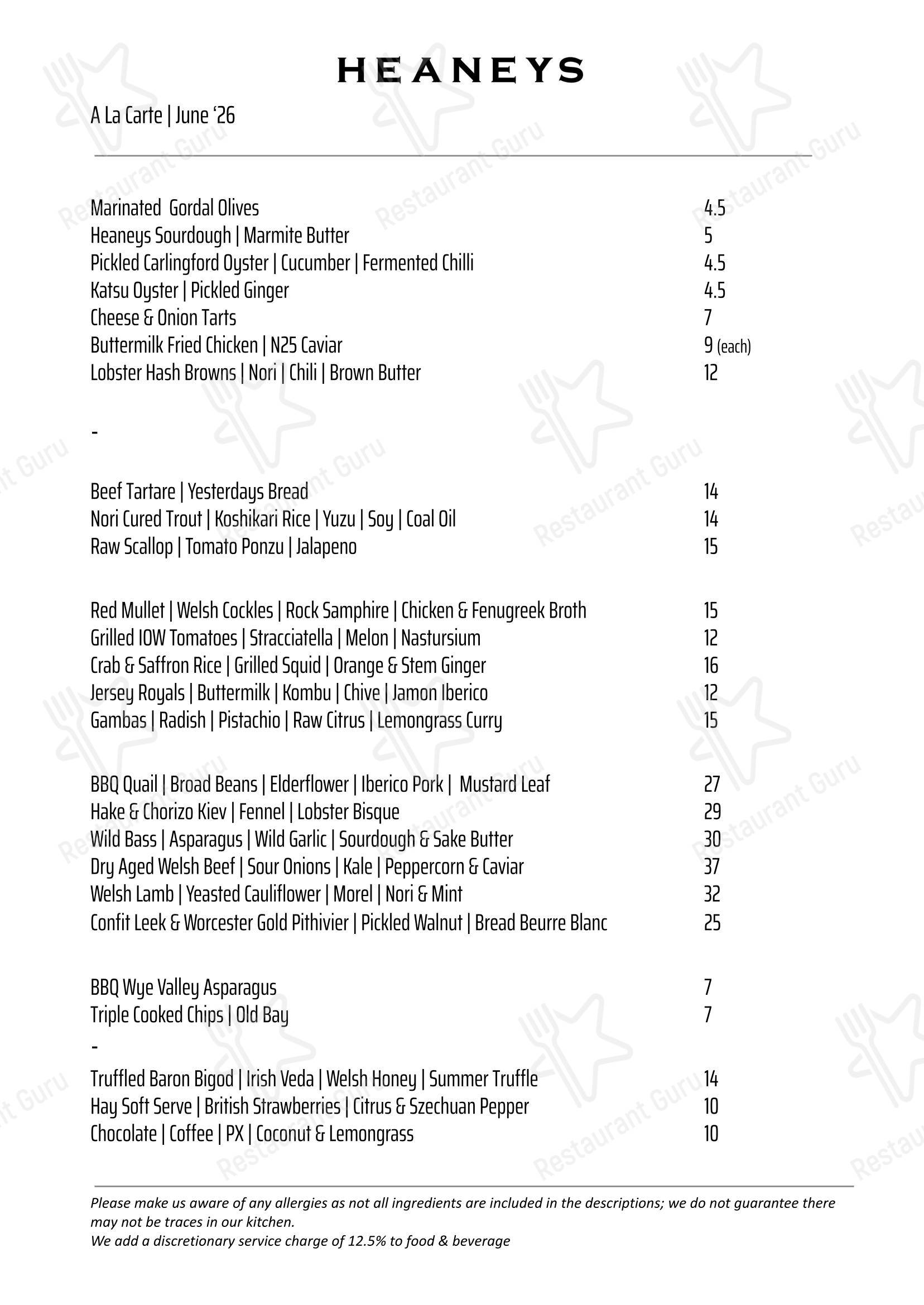 Uisce в Кардифф - Wine Menu