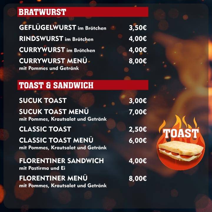 Usta Streetfood Rheinfelden меню