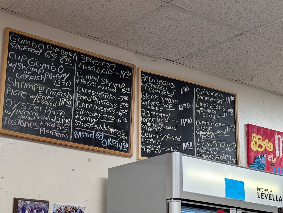 Vazquez Restaurant Seafood & Po-Boy меню