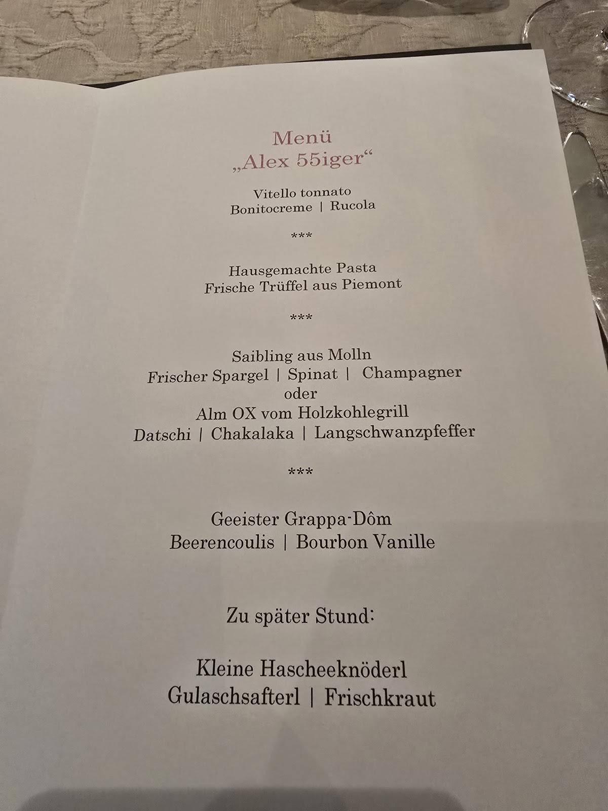 Verdi-Restaurant-Einkehr меню