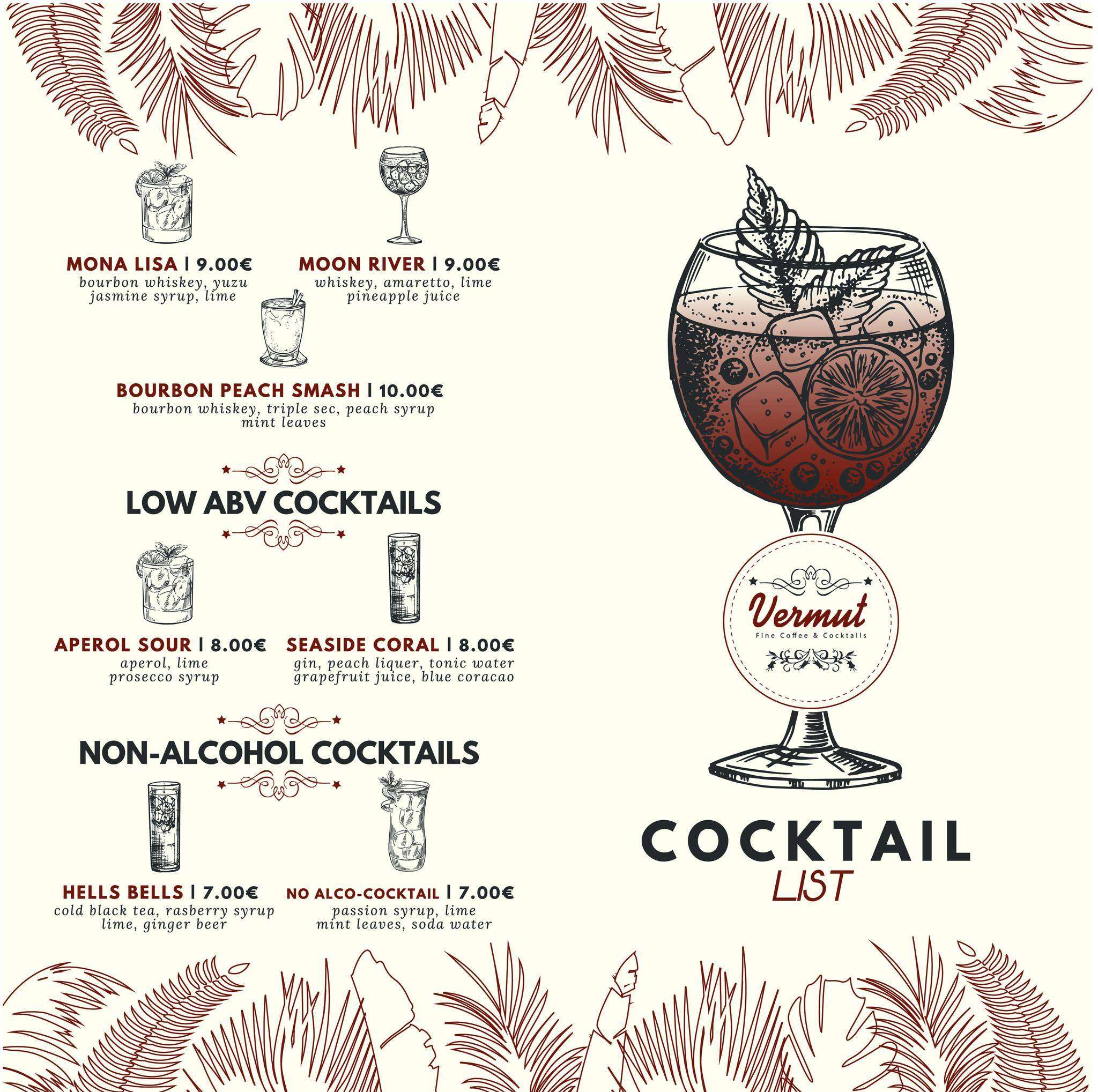 Vermut меню